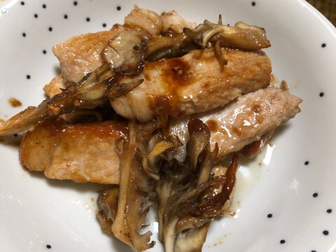 舞茸と豚肉の生姜焼き